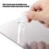 Fogless Acrylic Shaving Mirror with Suction Cup Bath Shaving Pocket Makeup Mirror for Bathroom Makeup Station
