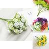 21 Head Artificial Flower Bouquet Featuring High Realistic Appearance And Smooth Material For Home Decor