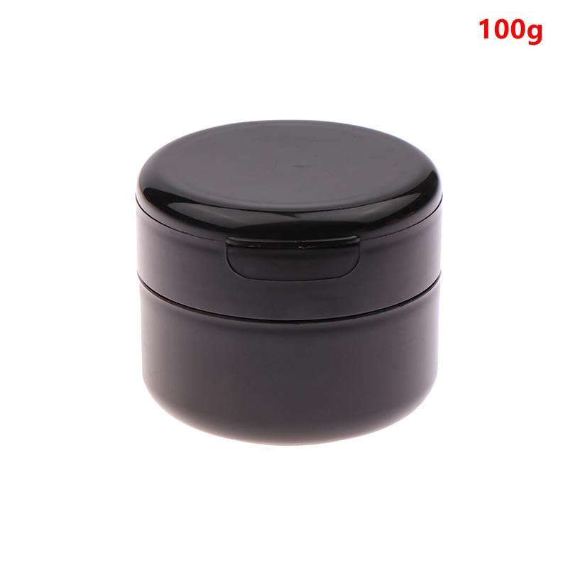 100/150g Flip Cover With Spoon Refillable Bottles Empty Makeup Jar Pot Travel Face Cream Lotion Cosmetic Cotton Pad Container