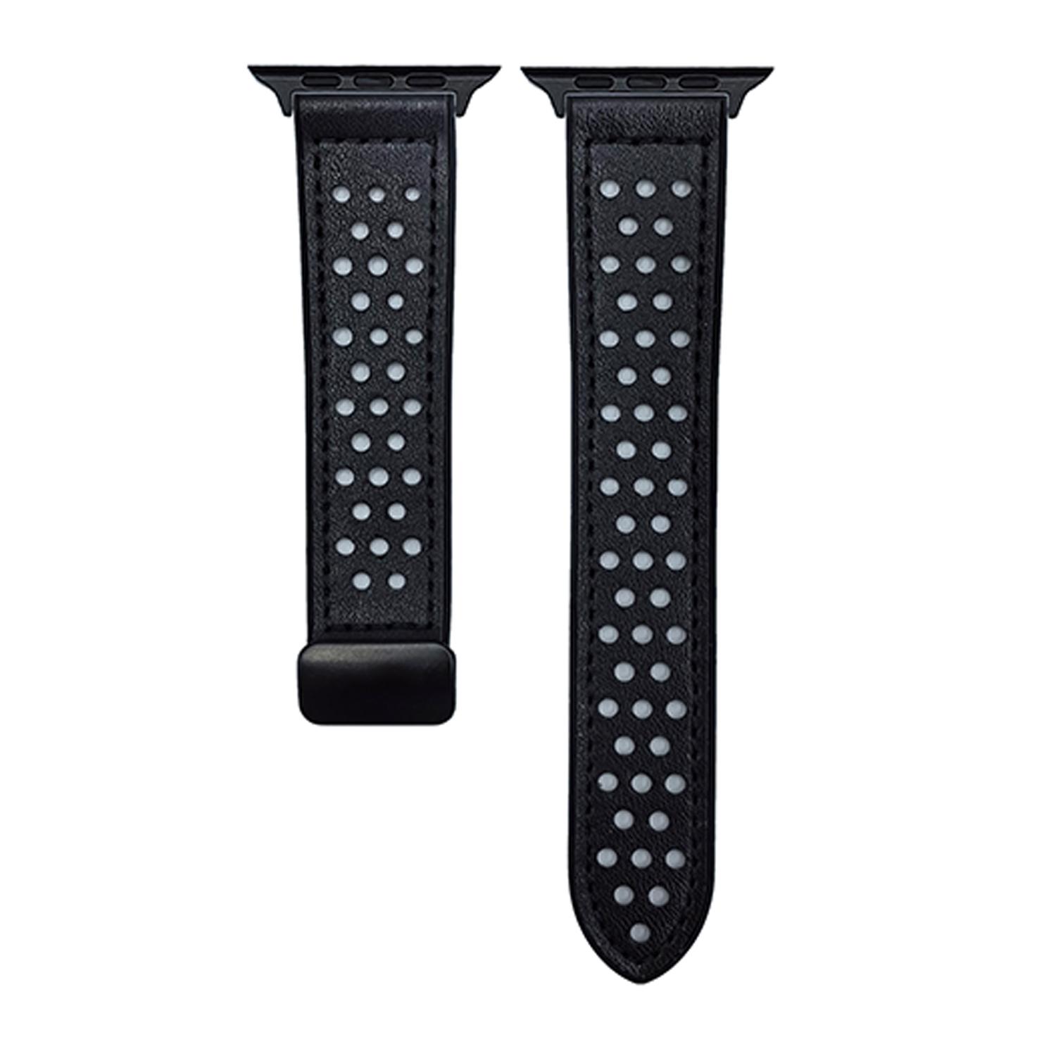 

Watch Band For Apple Watch Ultra 3 2 1 49mm/Series 11 10 46mm/9 8 7 45mm/SE3 SE2 SE 6 5 4 44mm/3 2 1 42mm Magnetic Buckle Perforated Silicone Strap G