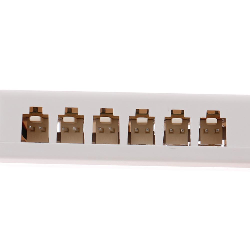 Terminal 2510 LED Cabinet Light Adapter Junction Box Distributer Connector 4/6/12Ports Hub Splitter