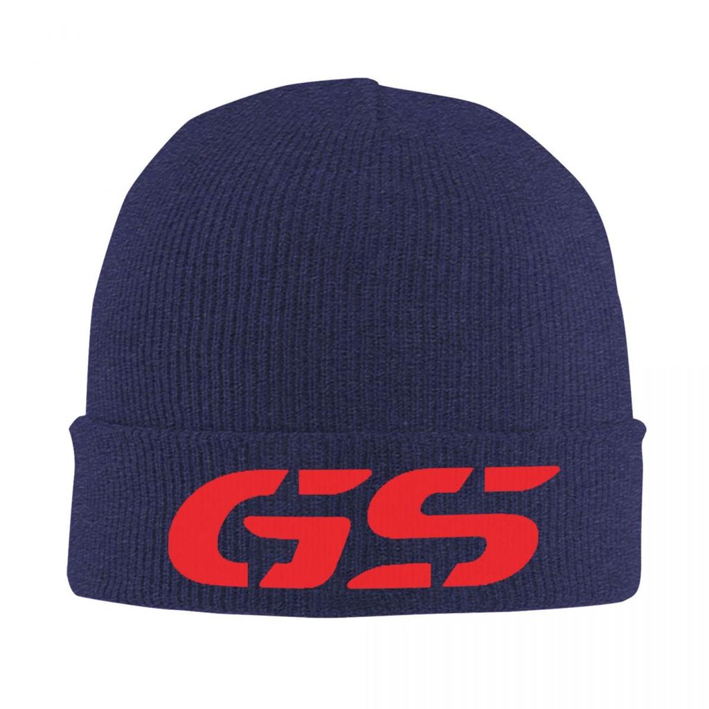 Red GS Logo Hats Autumn Winter Beanie Warm Motocross Cap Unisex Bonnet