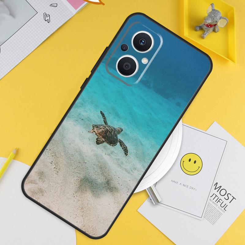 Ocean Sea Turtle For OPPO Reno 14 12 11 10 13 Pro 8T 11F 12F 13F 14F 7 8 Lite OPPO Find X9 X8 X6 X5 Pro Case
