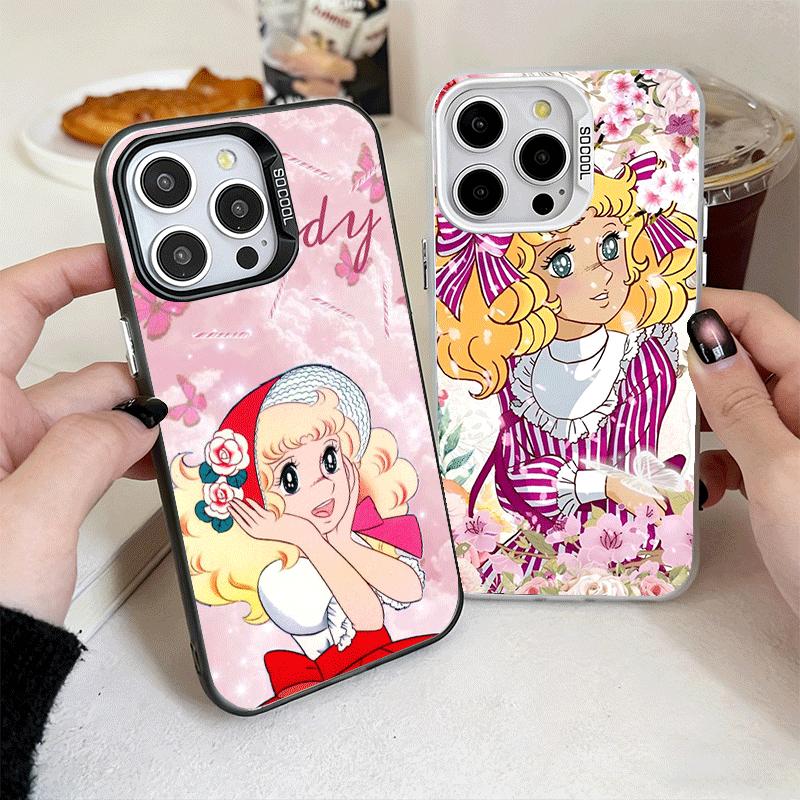 Anime Candy Candy Soft Phone Case for iPhone 15 16 17 Pro Max 17Air 16E 14 Plus 13 12 Mini Shockproof Cover Back Shell