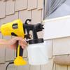 High Pressure Electric Paint Sprayer Adjustable Spray Paint Tool Yellow