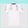 Stijlvol 2024 F1 -benz Team T-shirt met Korte Mouwen en Comfortabele Losse Pasvorm