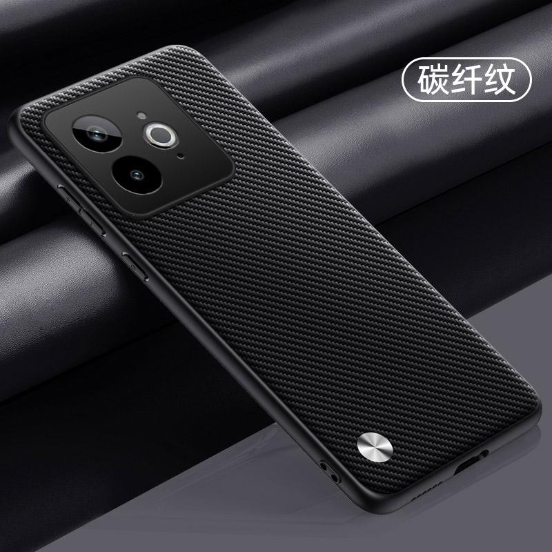 Luxury Vegan PU Leather Business Style CaseFor Realme GT7 Pro Racing 5G 6.78" Matte Soft Silicone Shell Protection Bumper