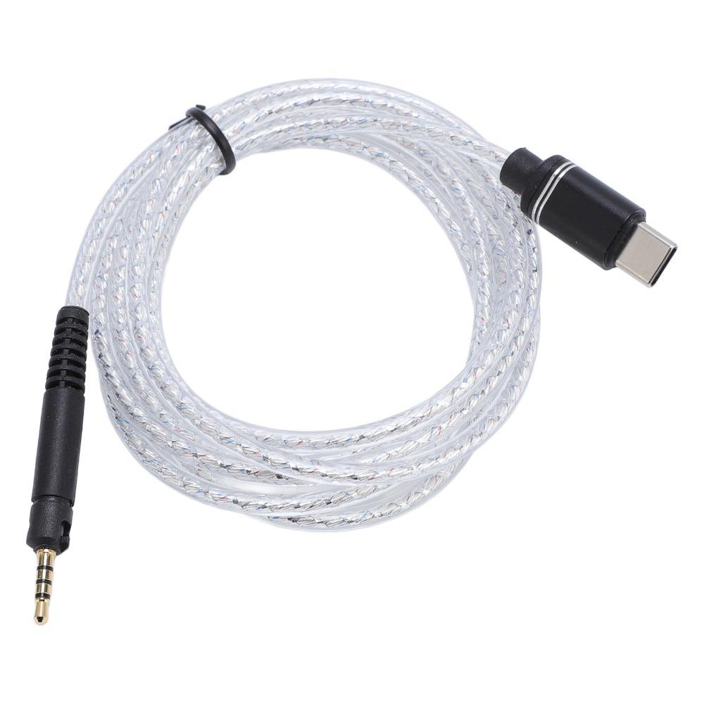 Flexible USB C to 2.5mm Headphone Cable for M30X M40X M50X for HD598 599 HD558 Wired Headphones