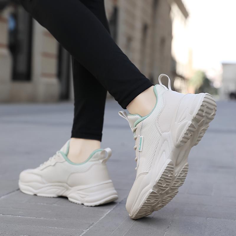 Breathable Mesh Women Casual Sneakers Elastic Running Sports Shoes Fitness Training Shoes