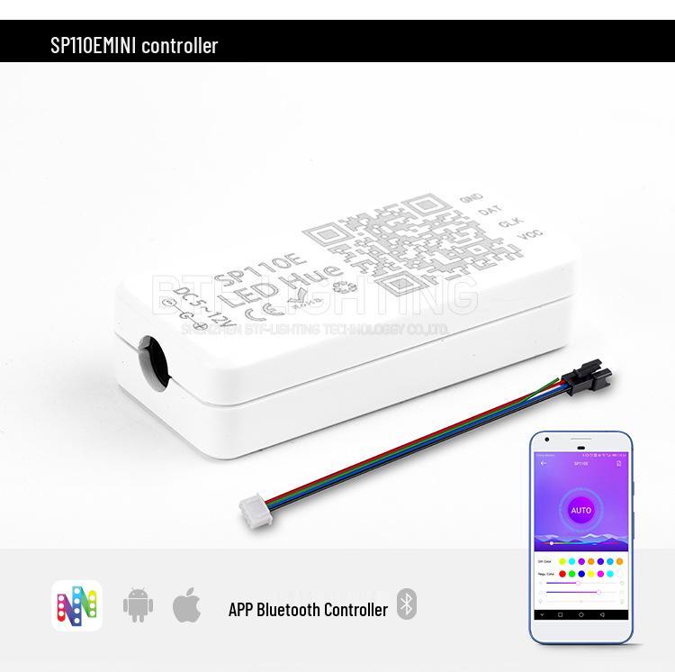 SP Controller RGBIC Light Strip with Bluetooth, WiFi, and Music App (Models 105/06/07/08/110E)