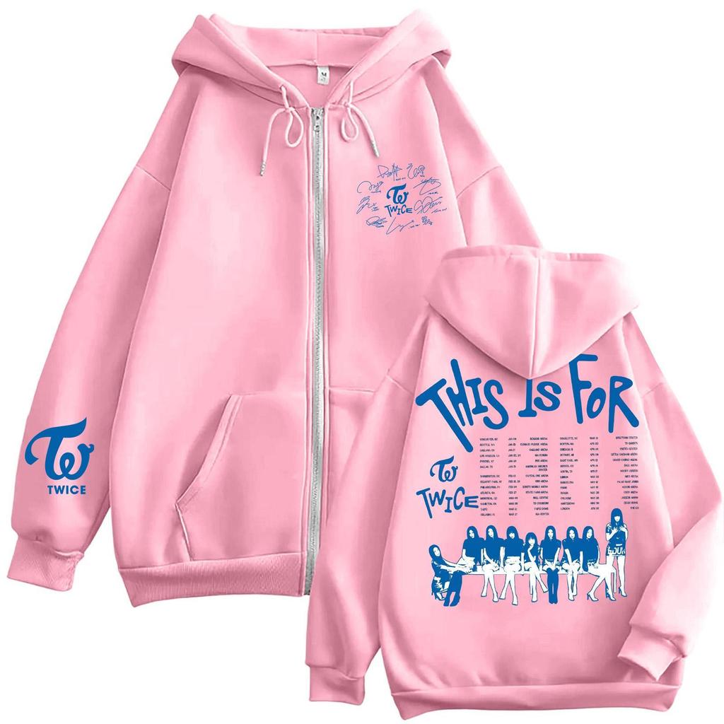 Damen Casual Mode Bedrucktes Langarm-Kapuzensweatshirt mit Reißverschluss