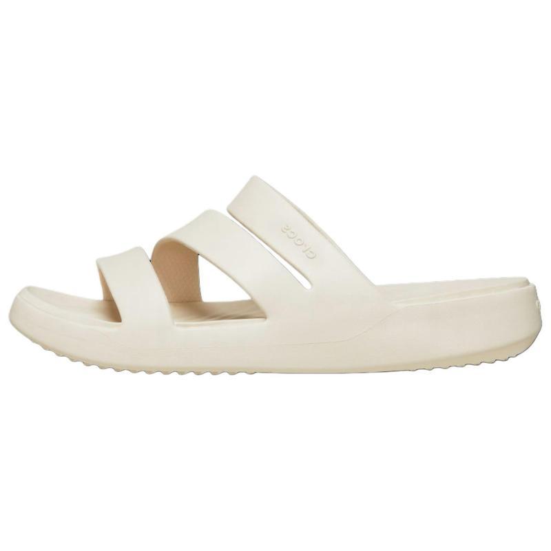 

Crocs Getaway Strappy Slides Cream White Women s 38-39 белый