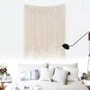 Household Weeding Decoratrion Concise Solid Color Handmade Roome Decor Wall Hanging Tapestries
