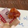 Elegant Acetate Half-Circle Claw Clip for Women – Versatile High-End Hair Accessory