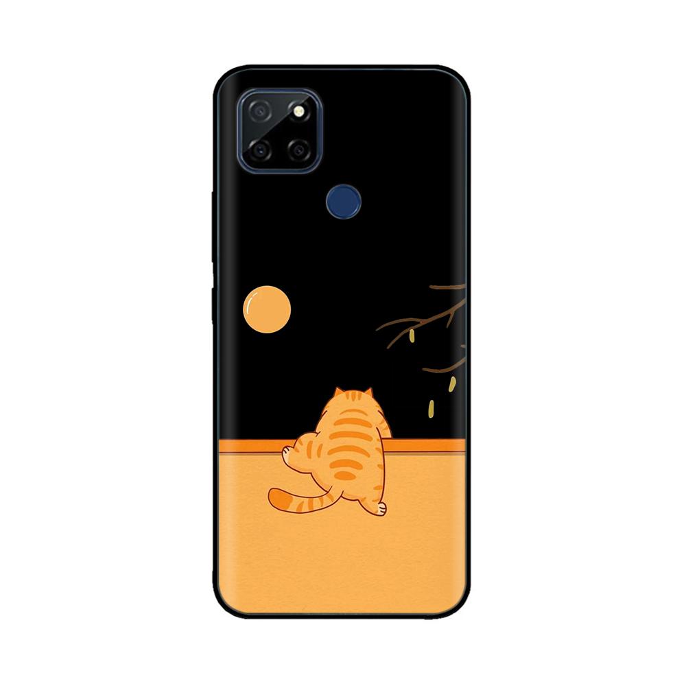 For Oppo A15 Case for OPPO A15s Soft Liquid Silicone Camera Protection Phone Back Cover for Oppo A15 A15S Cases Cute Funda Capa