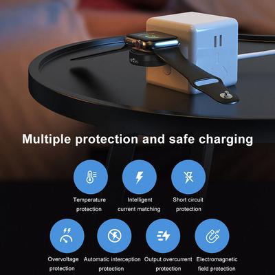 Nabíjacia dokovacia stanica USB Type-C Bezkáblová nabíjačka Efektívny odvod tepla Rýchla nabíjacia dokovacia stanica pre Apple Watch 1-8 generácie