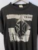 Reprint Crass Band Basic Black Unisex T Shirt Tops Tees Men's Women's Short Sleeve Tee