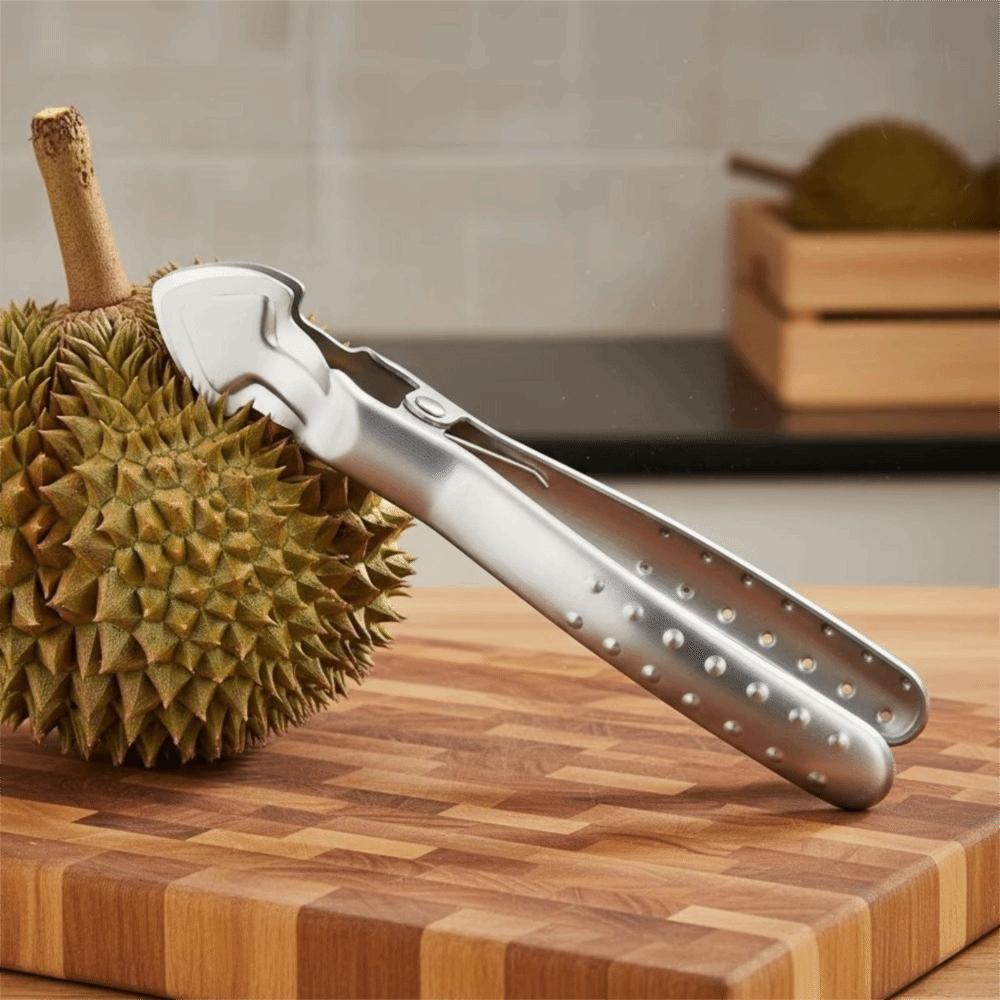 304 Stainless Steel Durian Shell Opener Anti-slip Handle Durian Shell Cracker Supermarket