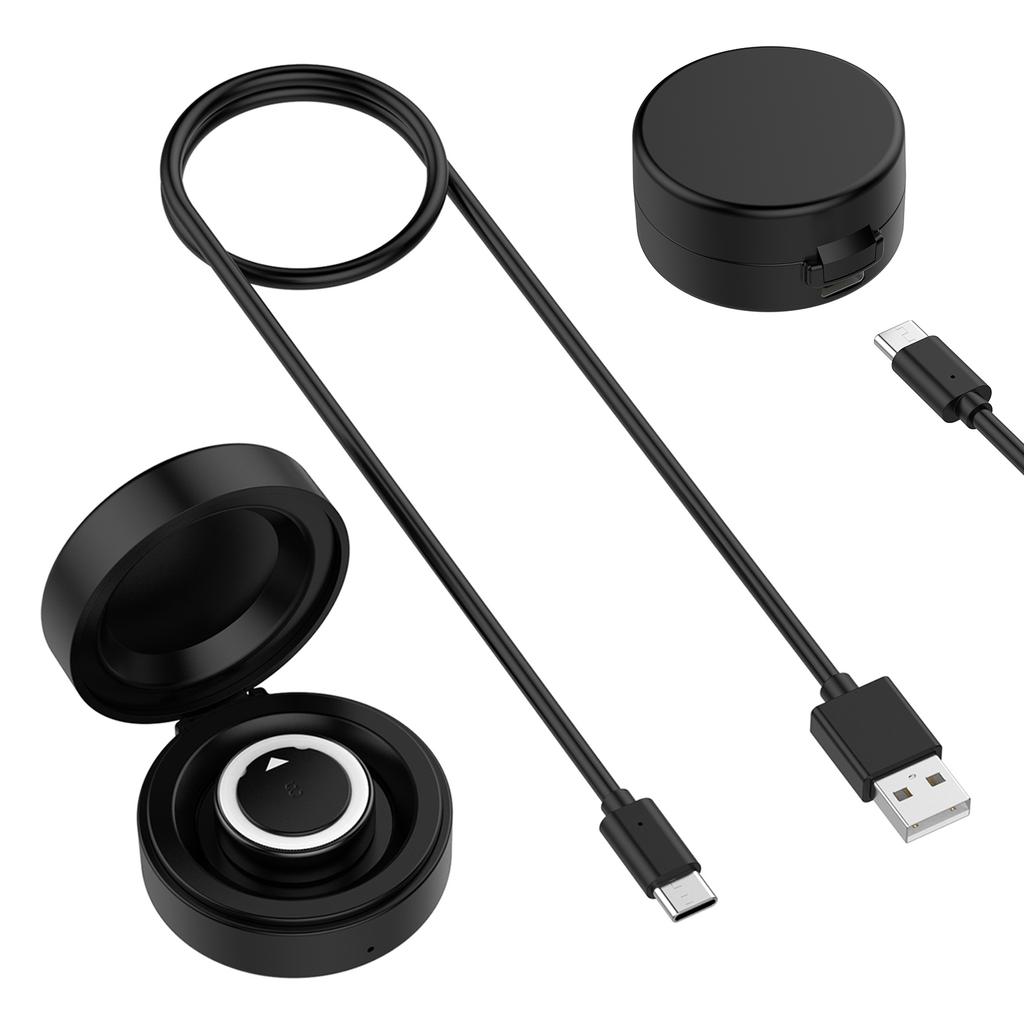 Kabellose Smart Ring Ladehülle Für Oura Ring Gen 4 Ladestation Tragbare Ladebox mit USB-C-Kabel Ladehülle