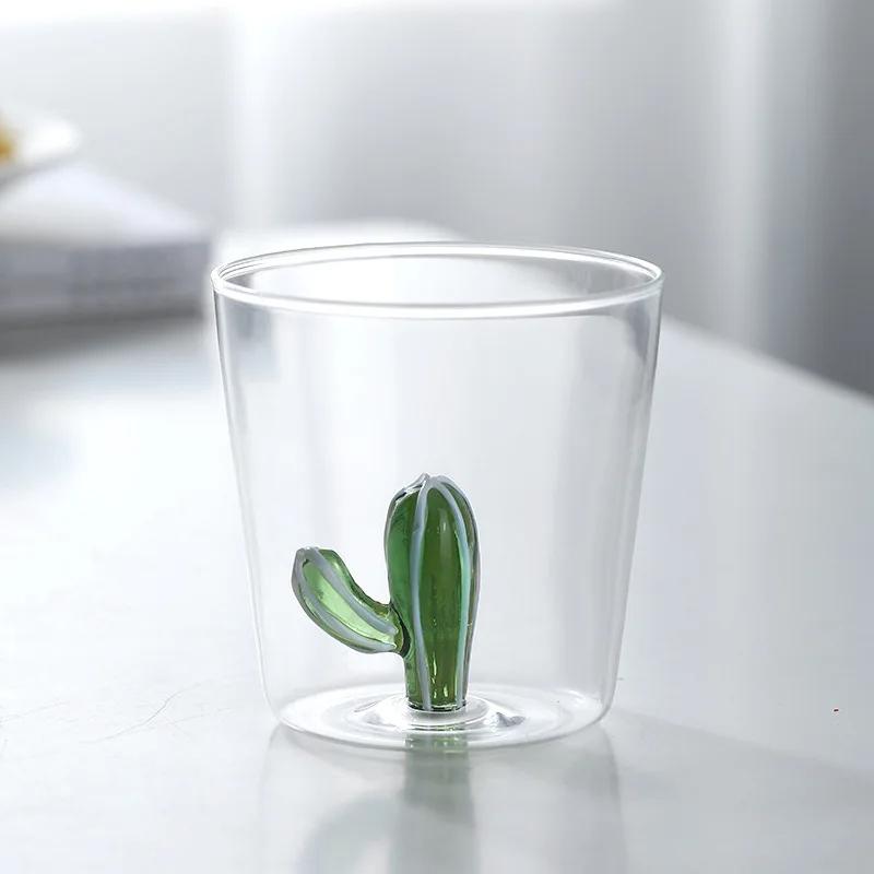 Cute 3D Animal Farm Glass Cups Italy Design Glassware Drink Whiskey Glasses Coffee Mug Kids Borosilicate Milk Water Teacup