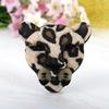 Blucome Cheetah Leopard Head Brooches Handmade Leather Acrylic Sweater Scarf Buckle Animal Brooch Pins Accessories