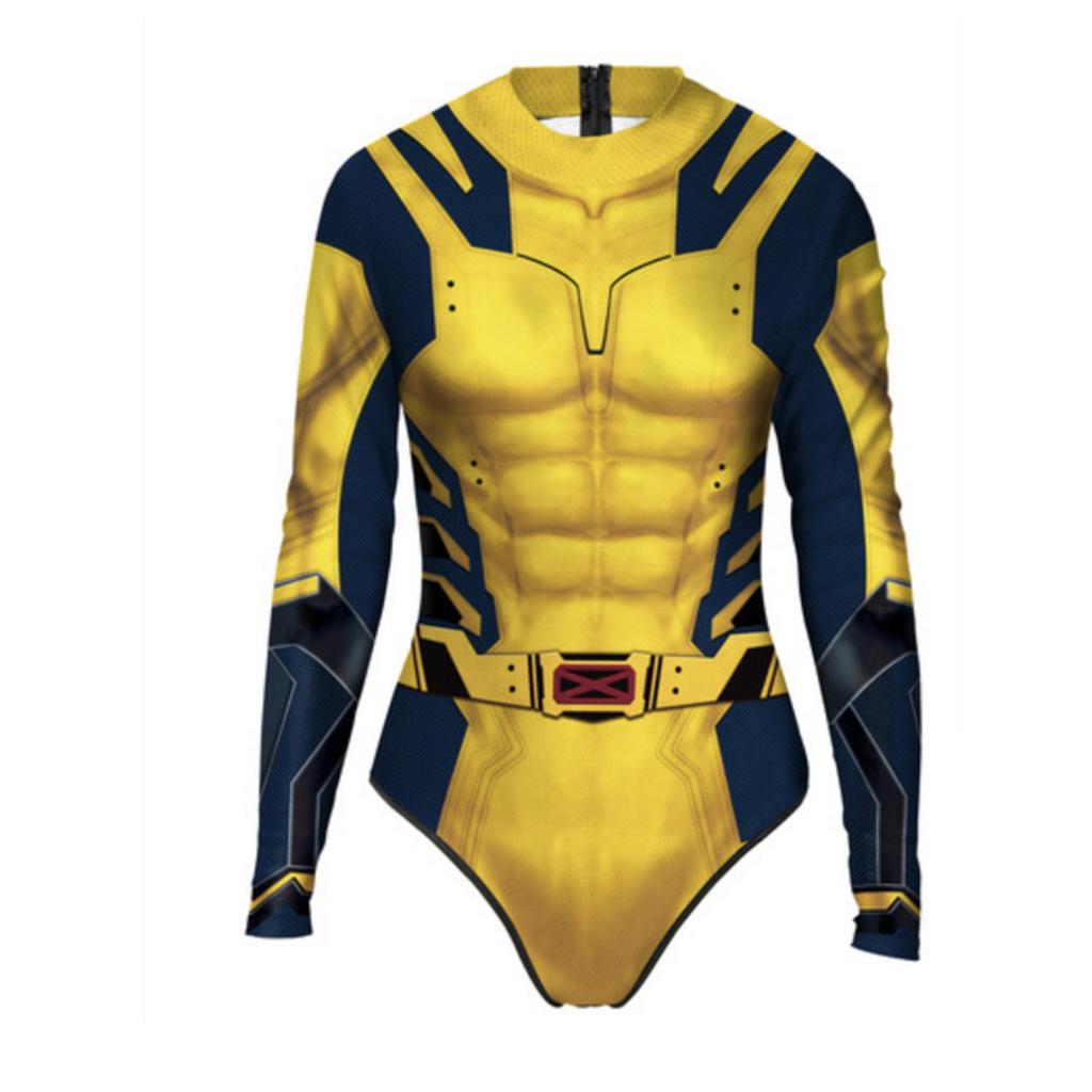 

The Avengers Deadpool 3d Cosplay Bodysuit With Milk Silk Fabric For Anime Fans And Halloween Costumes Style 1,XS