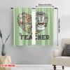 2pcs,2D plane printing Creative Curtains On Transfers for Back Versatile Polyester Fabric (without rod) Decorations Inside Ldeal