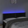 Vidaxl Bed Headboard with LED, Black, 144X5X78/88 Cm, Velvet