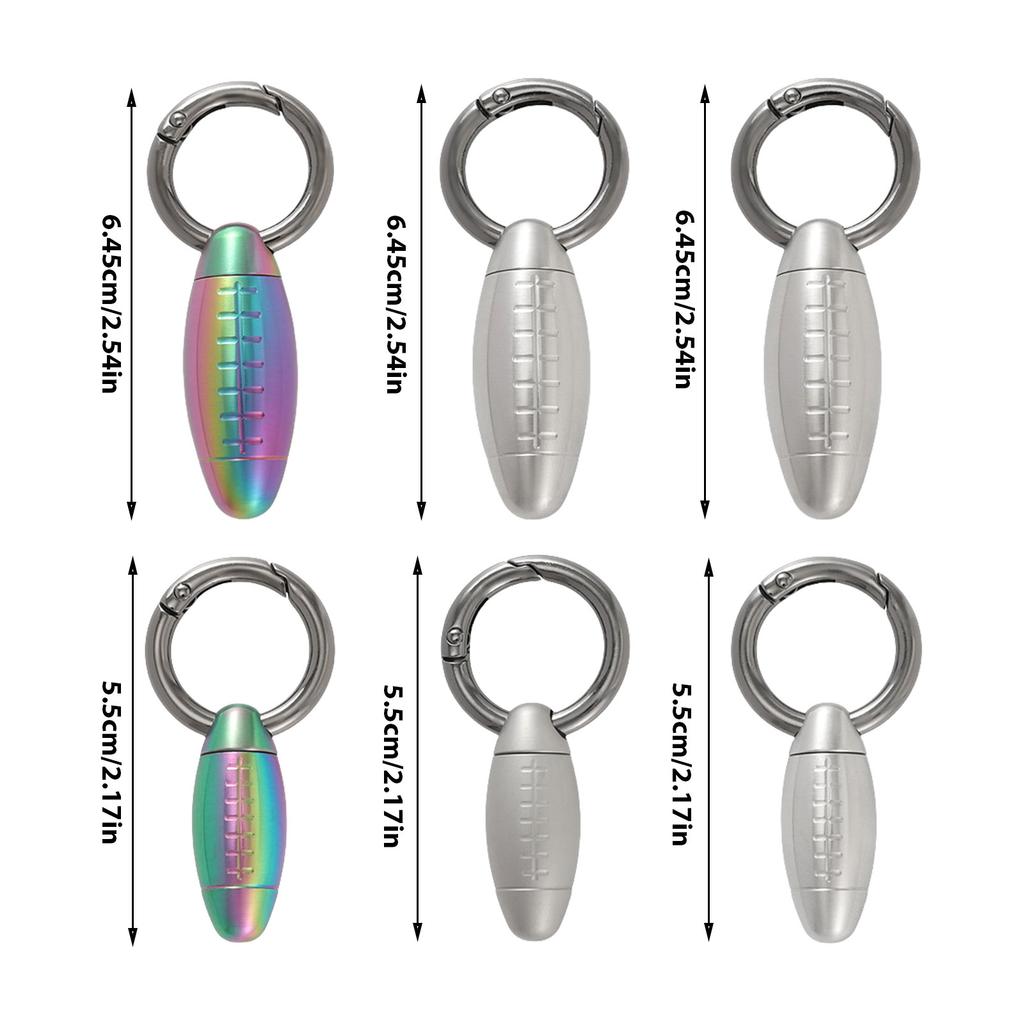 Stainless Steel Waterproofs Pills Box Keychains Pocket Pills Case Small Medicine Bottles Container for Outdoor Travel