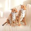 Realistic Leopard Plush Toy Soft Stuffed Cheetah Doll For Kids And Collectors