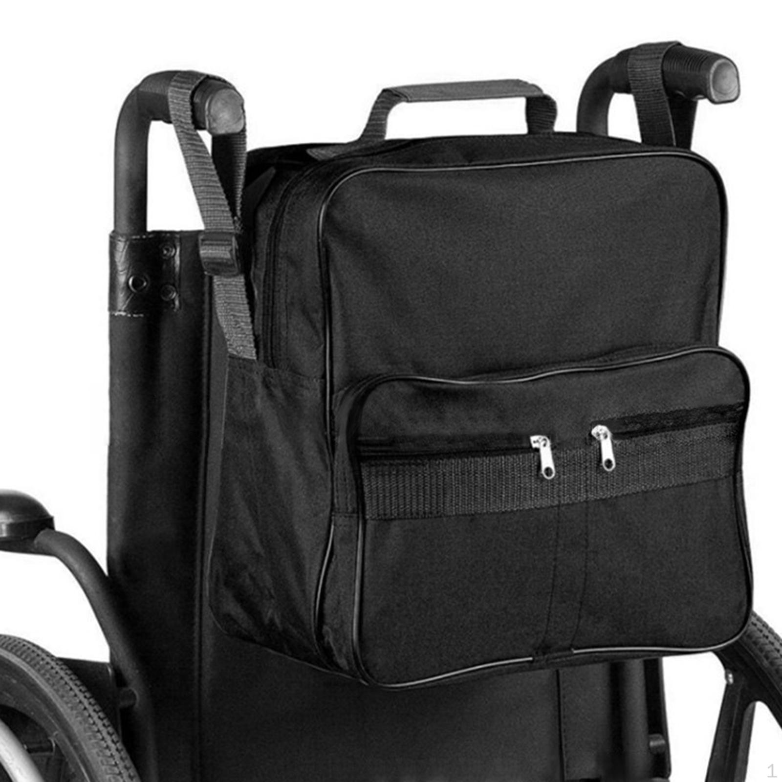 

Bag on Back with Pouch Adjustable Straps Organizer for Travel Most s чорний
