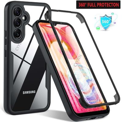 360 Full Body Skärmskydd Transparent Skal För Samsung A07 A17 A06 A16 A05S A15 A14 A26 A36 A56 A25 A55 A35 A54 Stöttåligt