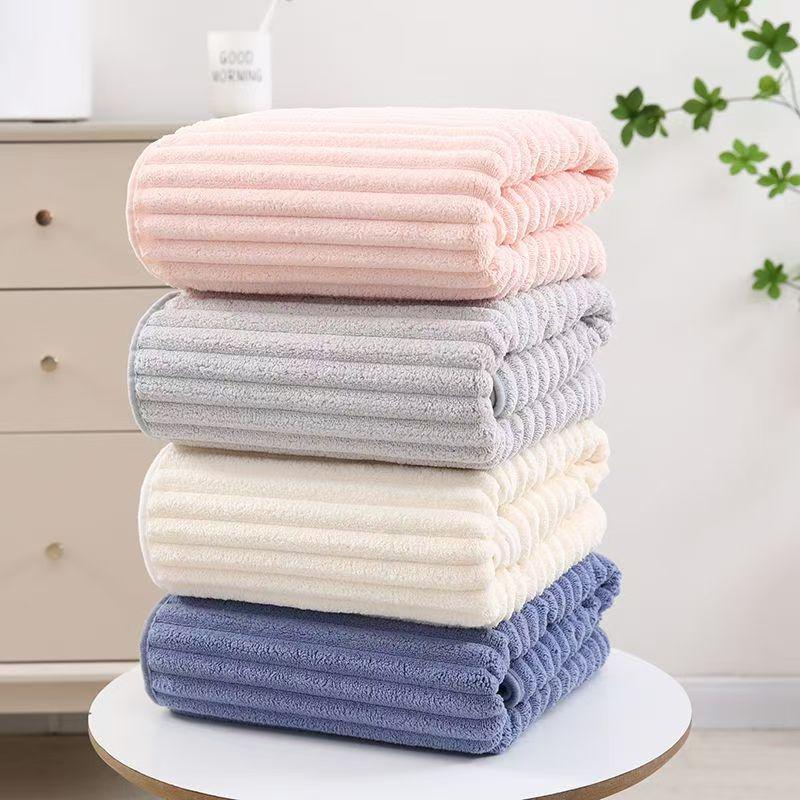 2024 Candy Velvet Quick-Dry No-Lint Large Bath Towel for Couples