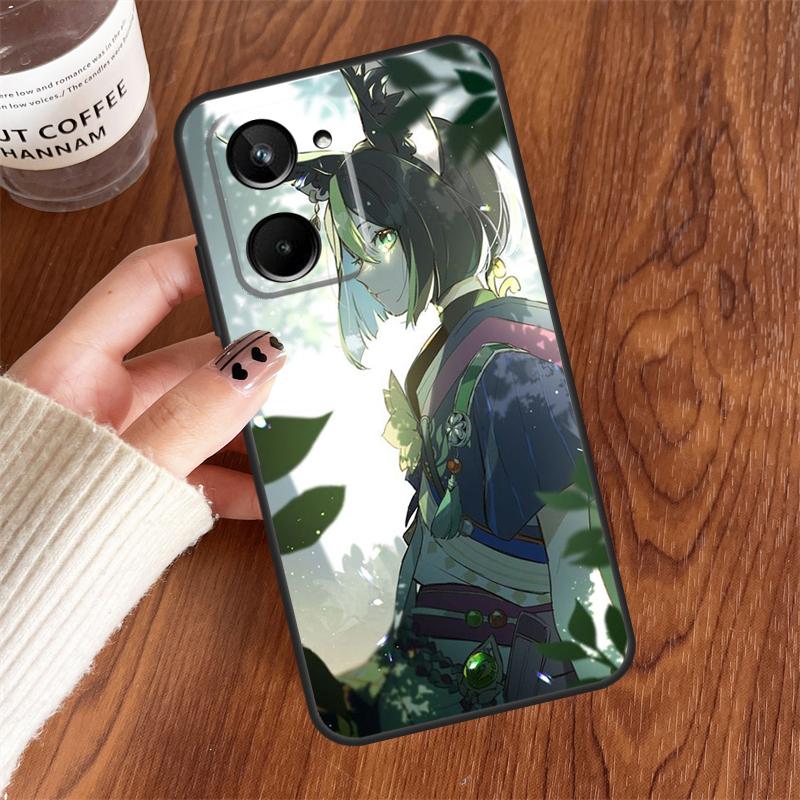 Genshin Impact Tighnari For Realme 10 11 12 13 14 15 Pro Plus C65 C71 C75 C55 C63 C61 C53 C67 C35 GT6 GT7 Pro Case
