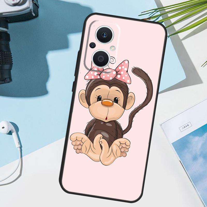 Monkey Gorilla Ape Baby Cover For OPPO Reno 12 F 13F 14F 11F 10 11 13 14 Pro 7 8 Lite OPPO Find X9 X5 X6 X8 Pro Case