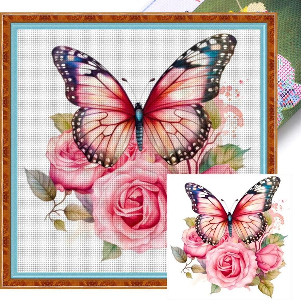 Full Embroidery Cotton Thread 18CT Printed Cross Stitch Kit Artwork