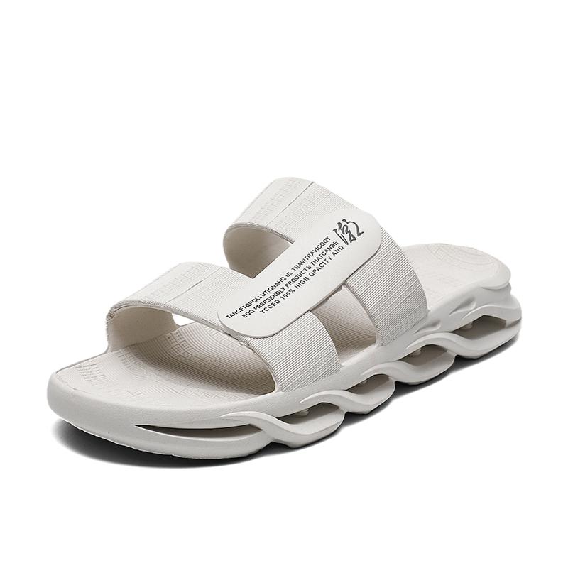 

Модные шлепанцы, повседневная обувь инновационного дизайна, мужские легкие домашние тапочки с мягкой подошвой, высококачественные эксклюзивные фирменные шлепанцы 38-39