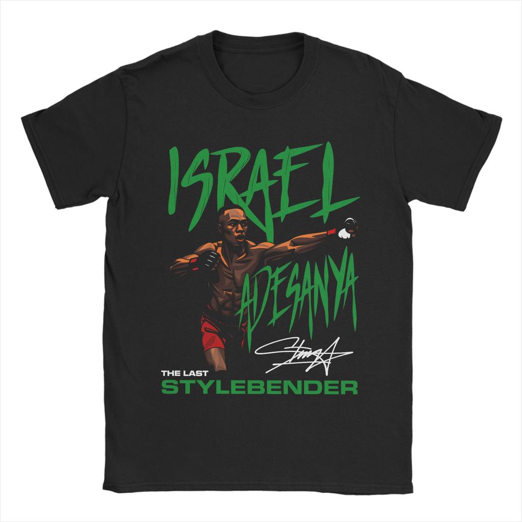 Israel Adesanya the Last Style TShirt Unisex Novelty Pure Cotton Tees Round Collar Short Sleeve T Shirts XL XL Tops