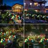 LED Outdoor Solar Lights Jellyfish Mushroom Decor Garden Pathway Sway Lights for Yard Balcony Patio Walkway Street