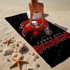 Buccaneers Team Spirit Microfiber Beach Towel, Lightweight And Quick-Dry, for Summer Travel, Beach Essential, Swimming Pool