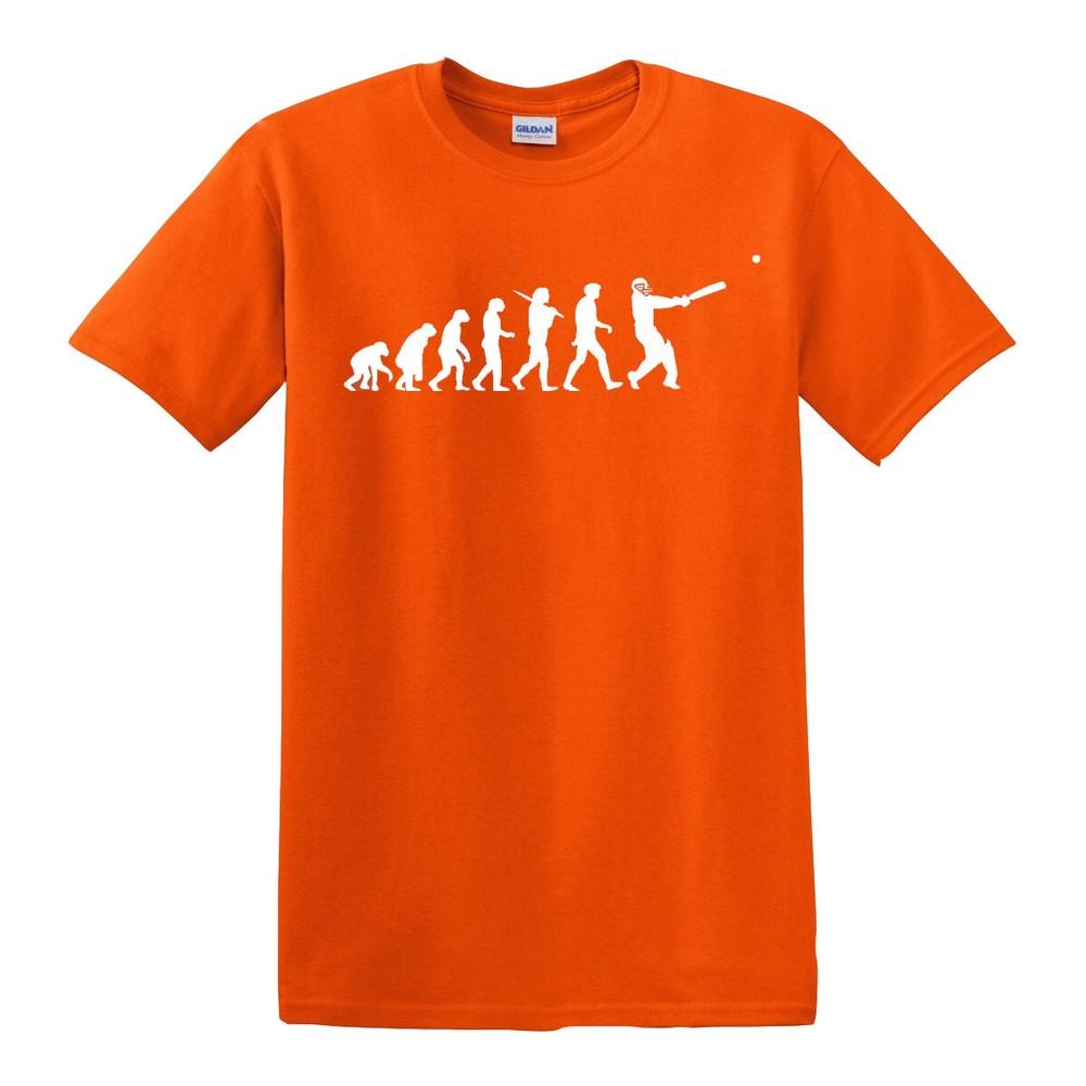 Funny evolution of a cricketer tshirt cricket kit gift mens top tee 2XL