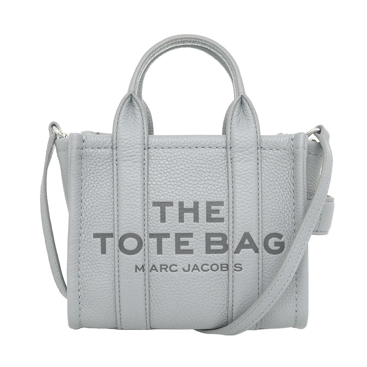 

Bag H053L01RE22 Wolf Gray The Full Grain Leather Debossed Logo Micro Tote Bag [Marc Jacobs] (Tote Bag) Women s [Brand] [Item]