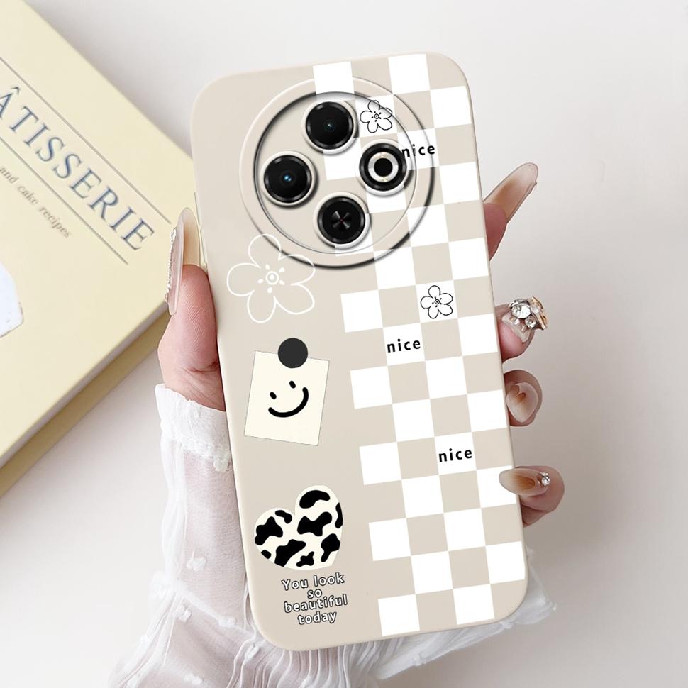 Spark30C Cover For Tecno Spark 30C 2024 Case Cute Cartoon Girl Cover Soft Silicone Phone Case For Spark 30 C Spark30 Full Bumper