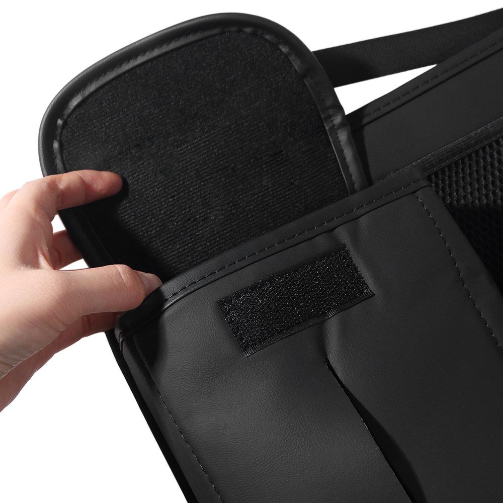 Household Chair Back Storage Bag PU Leather Vehicle Hanging Container  Car Supplies