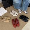 Vintage Mary Jane Single Shoes Women 2025 New Autumn French Temperament Fairy Gentle Casual Soft Flat Grandma Shoes