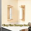 Wall Mounted Paper Towel Holder Wood Tissue Storage Holder Durable Roll Paper Hanger  Home