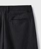Beulaendideu Essential Wide Slacks [Charcoal Stripe]