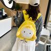Cute bag 2025 new bag female cartoon doll canvas bag fashion versatile casual shopping backpack