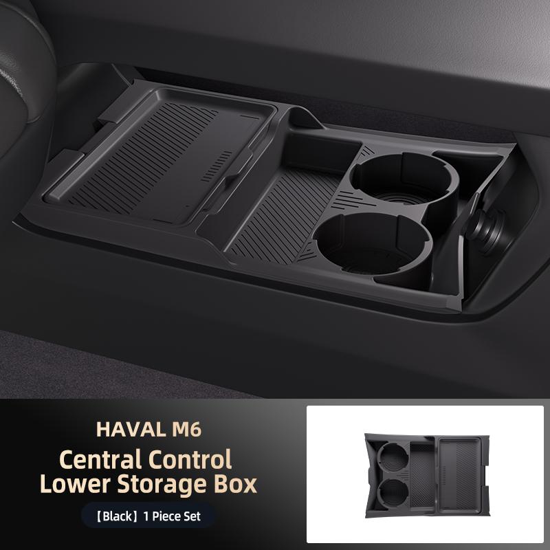 Suitable for Great Wall Haval M6 Center Control Storage Box Pad Storage Box Lower Layer Car Supplies Decoration Accessories