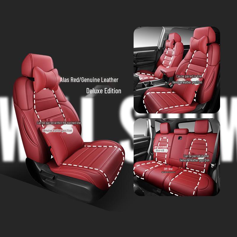 Custom Leather Seat Cover for Honda CRV, XRV, Vezel, Breeze, Integra - Full Wrap Design